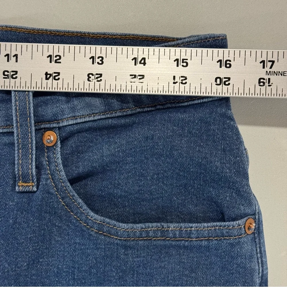 Madewell Jeans Women 31 Blue Perfect Vintage Wide Leg High Waist Stretch Denim - Picture 7 of 11